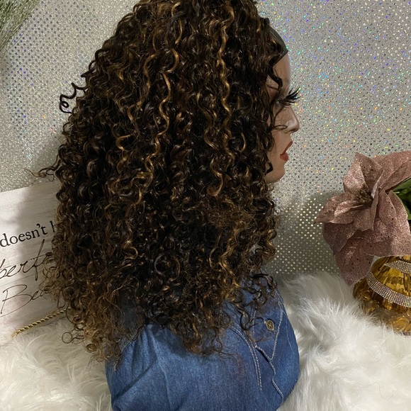 🍁 New 20” Trendy Deep Wave  100% Virgin Human Hair 200% Density Wig 🍁 - Picture 10 of 12